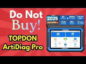 STOP WASTING MONEY on TOPDON ArtiDiag Pro OBD2 Scanner Diagnostic Tool (Honest Brutal Review)