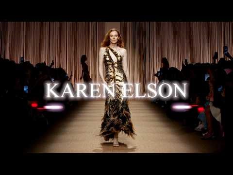 KAREN ELSON Best Model Moments 2025 - 4K - Riviera Comunicazione