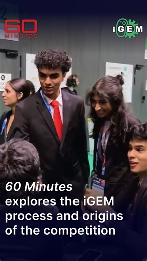 This past Sunday, CBS TV’s iconic news program, 60 Minutes, featured the 2025 iGEM Team from Lambert High School in Georgia, in the United States. Team Lambert-GA worked on developing a better way to detect and treat Lyme disease using CRISPR technology. This segment of the 60 Minutes piece highlights the team's hard work while at the iGEM Grand Jamboree in Paris, and the origin story of the iGEM Competition. To learn more about iGEM's programs and vision, check out the link in our bio! #SynBio 