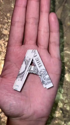 Let's Fold a Dollar Bill into a Dollar Alphabet