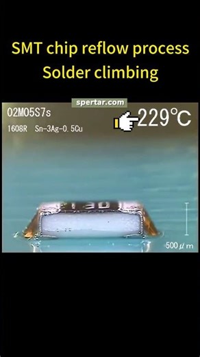 SMT chip reflow process | Amazing Solder Wetting Process in SMT Production