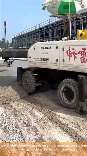 Large Telescopic Arm Laser Leveling Machine