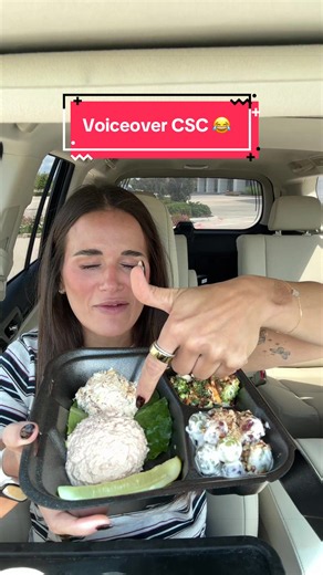 My audio cut out AGAIN..so enjoy this voiceover with my CSC 😂😂😂 #chickensalad #mukbang #lunch #eatwithme #fyp