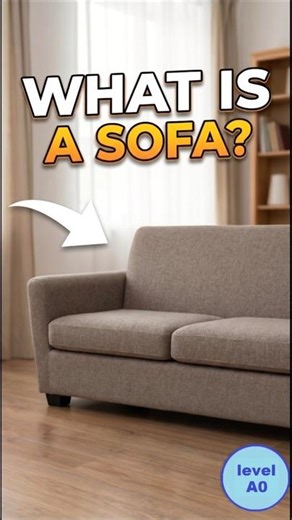 WHAT IS A SOFA? 🛋️ | English Vocabulary (A0)