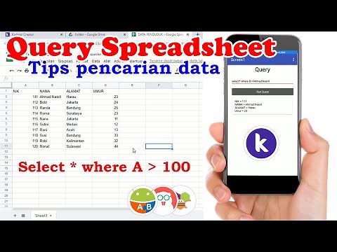 SpreadSheet Query, Tips & Tricks for Kodular-Data Search |MIT App Inventor | Appybuilder | Thunkable