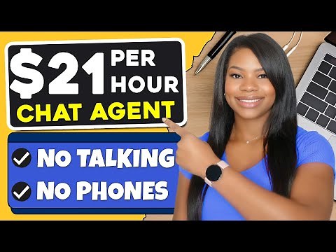 💬 $21/Hour Chat Online Jobs: No Phone, No Talking, Just Typing! Work from Home Now!