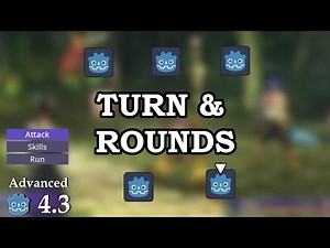 turn controller for turn based combat - Learn Godot 4 UI - no talking