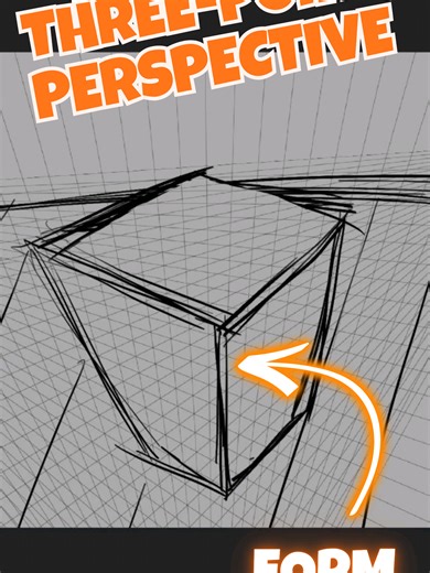 Three-Point Perspective. full videos on YouTube. (link in bio) #viral #fyppppppppppppppppppppppp #part4