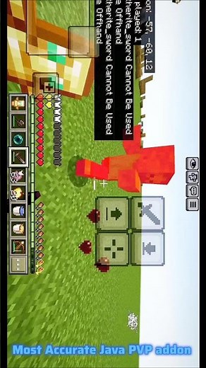 Best Java PvP Addon for MCPE! | Pocket Edition | Minecraft | #shorts