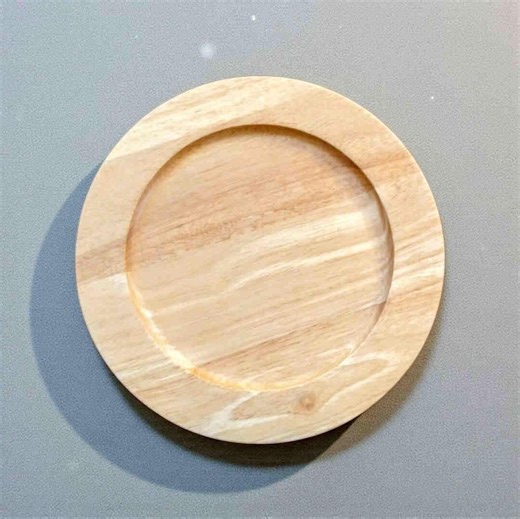 12 Inch Wood Charger Plates. Set of 4 - Etsy