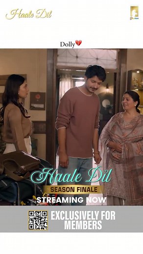 Haale Dil - Season Finale Episode (Episode 50) streaming now on our YouTube Channel , exclusively for members. Scan the QR or click the link in Bio to watch now. #HaaleDil #ManishaRani #NewShow #NishankVerma #SargunMehta #RavieDubey #HarshadArora #SeasonFinale | Dreamiyata Dramaa