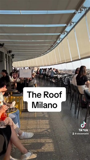 The Roof Milano - #theroofmilano #hotelcavalierimilano #milanodabere #stevemarinifitness