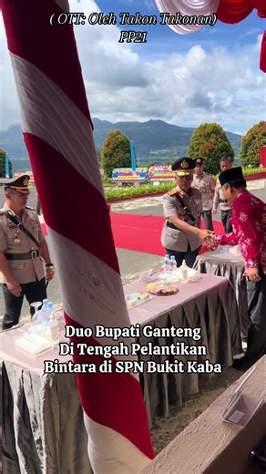 Pelantikan Bintara Polri di Bukit Kaba oleh Bupati
