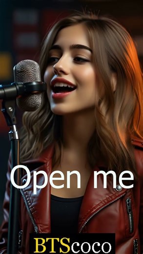 Megan is singing ' Open me ' BTScoco Hit Song Third Performance