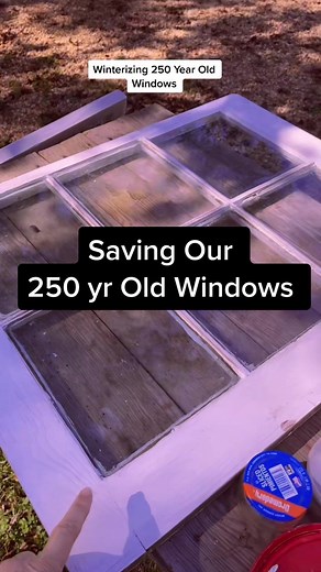 Saving the planet one window at a time (and keeping us warm this winter ❄️ 😊 #restore #windows #oldhouse #LaborOfLove #history #savetheplanet