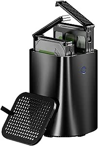 AOOSTAR R1 Intel N150 Mini PC 4C/4T,Support 44T(2 * 22T) 2-Bay Storage, 3-in-1 Mini PC 16GB DDR4 512G NVME SSD Windows WiFi 6 Dual 2.5G LAN Soft Router HTPC(Black)