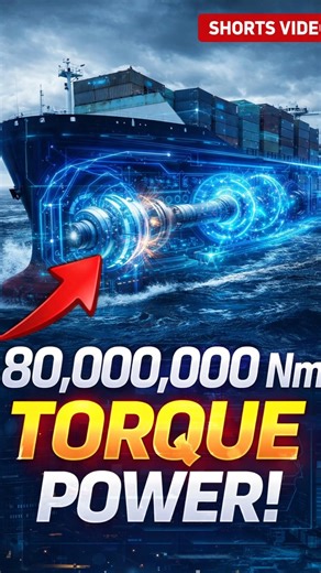 😱Ship Engine Torque Explained 🔥#shorts #ocean
