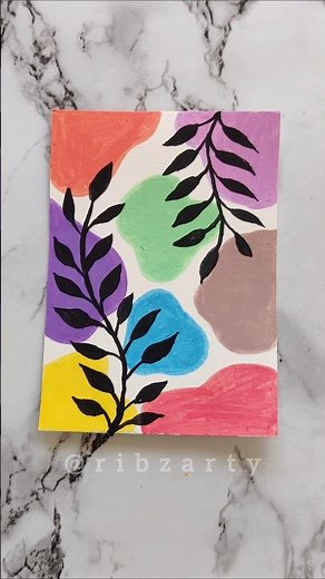 boho art💗✨|easy painting ideas for beginners|