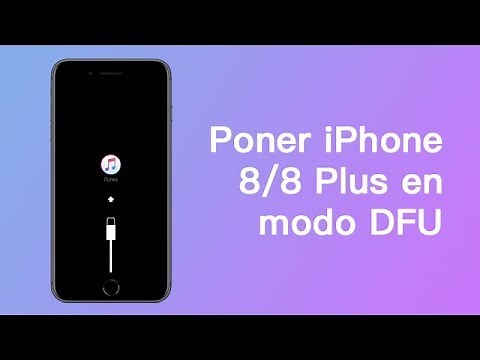Cómo poner iPhone 8/8 Plus en modo DFU -SOLUCIÓN 2025