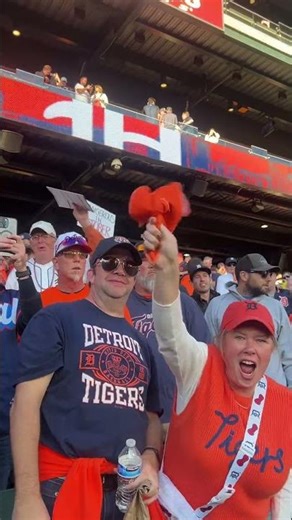 Comerica Park celebrates as Tigers force Game 5 of ALDS