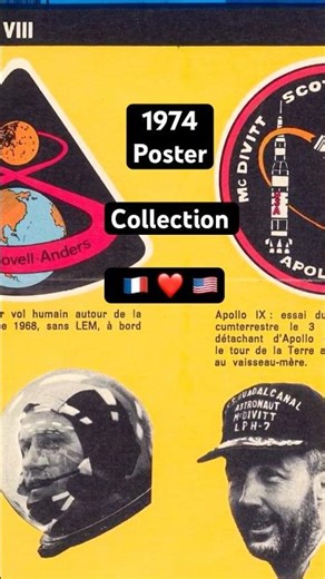 🇫🇷🇺🇸Inside Apollo! Vintage 1971 Spirou Space Poster Jean-Luc Beghin Art 🔭🚀#Apollo #MoonLanding