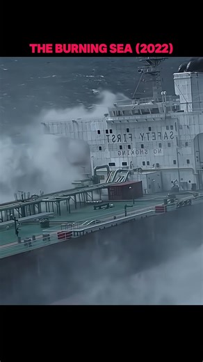 🎬THE OCEAN IS COLLAPSING! 🌊🏗️ The Burning Sea (2022) Full Movie Recap #movie #edit #shorts