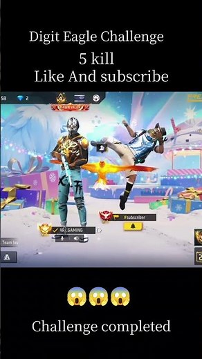 free fire digital challenge 5 kill 😱 #freefireshorts #shortsvideo #viralshorts #totalgaming