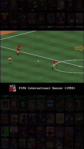 🕹First FIFA game from 1993. Did you play? 🕹#fifainternationalsoccer #fifa #soccer #dosgames #pcgaming #retrogaming #vintagegames #fyp #nostalgia