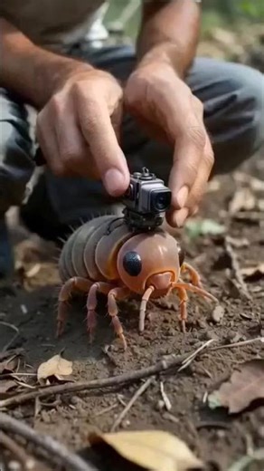 Life from the tiny cockroach nymph’s perspective! 🪳 #TinyExplorer #MicroCamera #Tyag