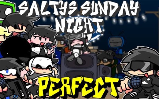 Friday Night Funkin' - Perfect Combo - Salty's Sunday Night Mod + Cutscenes