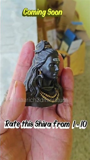 Shiva Bust new product #shiva #shankar #mahadev #3dprinting #3dsculpting #art #handmade #viral