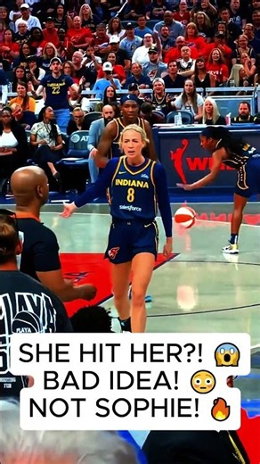 👉 She Hit Sophie Cunningham in the FACE… BIG Mistake 😳🔥 | WNBA #Shorts