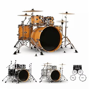 [Hot Item] Factory Sale Professional Musical Percussion Instrument Jazz Drum Kit 5 7 Piece Drums Set