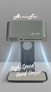 The First Ever High-Speed Mini Hand Dryer  Clean and dry hands in...