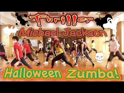 [Zumba] Thriller / Michael Jackson /Easy Choreography for Halloween! スリラー：マイケルジャクソン：簡単！ハロウィーンの時期に！