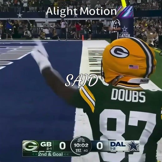 Love Story | Romeo Doubs edit | #taylorswift #greenbaypackers #packers #romeodoubs #viral #fyp #fypシ