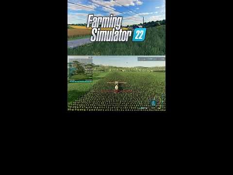 FS22 Planting Corn for SILAGE HARVESTING #fs22 #farming #shorts #shortsfeed #shortsviral