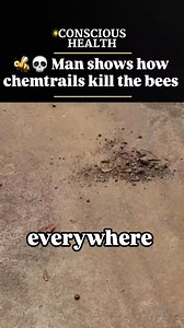 💀🐝💀 a man in the southern states has documented how chemtrails have killed all the bees on his property!! 💚💚Join our wellness newsletter at www.conscioushealth.store | Conscious Health