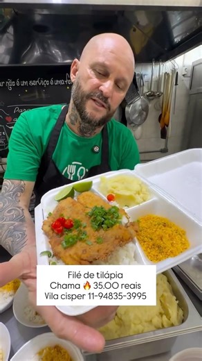 FILÉ DE TILÁPIA POR 35,00 pila 😋😋😋