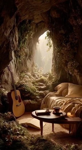 Cellar Honey 🎸 Cave to Nordic Coastline — Acoustic Guitar #Shorts