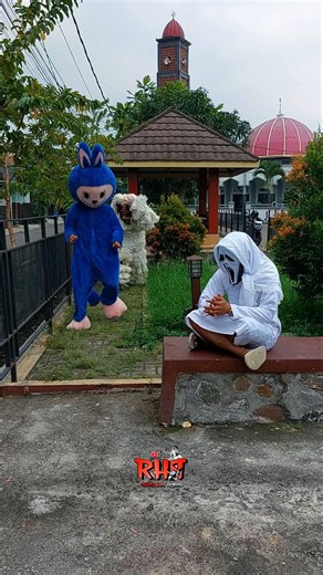 Labubu Chased by the Boogeyman Tells on the Ghost
