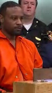 Rodney Hinton Jr. walks into courtroom surrounded by dozens of deputies. He's accused of hitting a Hamilton County Sheriff's deputy with his car, killing him. What we know: http://www.wlwt.com/article/hamilton-county-deputy-killed-uc-hit-father/64658319 | WLWT