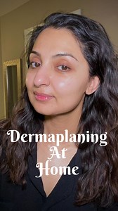 2.3K views | Dermaplaning at home can be done using a sterile scalpel...