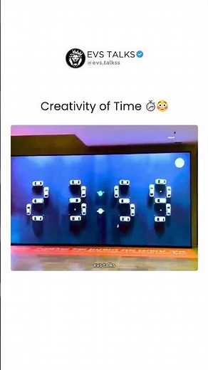 A Clock Made of Moving Cars?! 😱🔥 | Insane Creative Display!