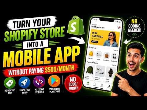 I Built a Shopify Mobile App in React Native 📱 Full Setup + Firebase 🔥