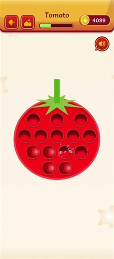 Oddly Satisfying Tomato Fidget Toy 🍅 #Shorts