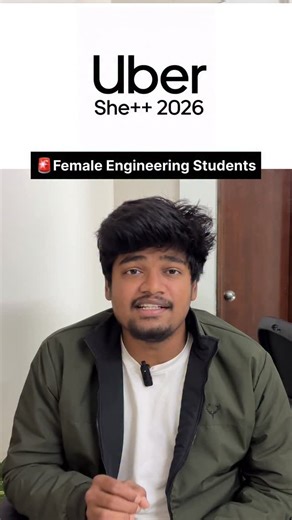 Harshith Tunuguntla on Instagram: "Uber She++ Program! A program specifically designed for female engineering students graduating in 2028. Don’t miss out on this amazing opportunity and grab a chance to do internship with Uber, or atleast for the experience. More details are in my bio, do checkout the eligibility and register! Tags: Women Upskilling, Hiring, Internship, High Paying Jobs & Internship, Women led programs, networking, exchanging ideas, equality, placement, jobs #Uber #Internship #H