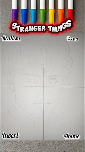 Drawing Will Byers From Stranger Things #Drawing #strangerthings #willbyers #art #shorts