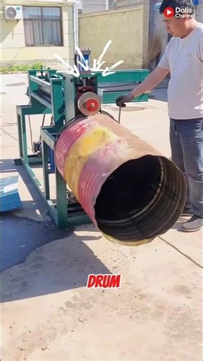Advanced Steel Drum Processing Machine 😱