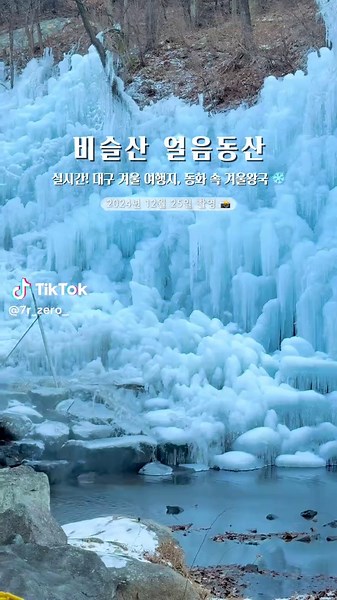대구 비슬산 얼음동산 축제: 겨울왕국의 매력